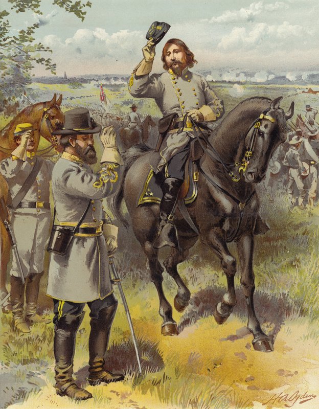 General Pickett, General Longstreet, Gettysburg