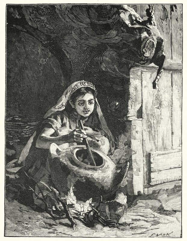 Kaynayan bir pot veya chaldron (lito) by Henry Andrew Harper