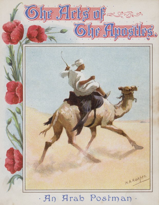 Arap postacı (chromolitho) by Henry Andrew Harper