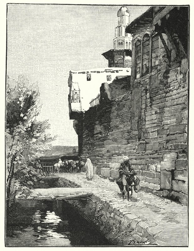 Şam şehir duvarı (litho) by Henry Andrew Harper