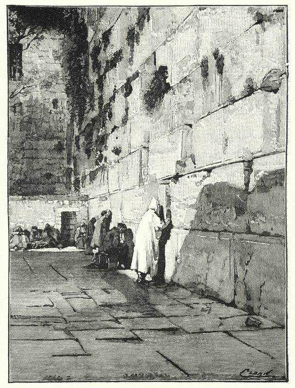 Yahudilerin Ağlama Yeri, Kudüs (litto) by Henry Andrew Harper