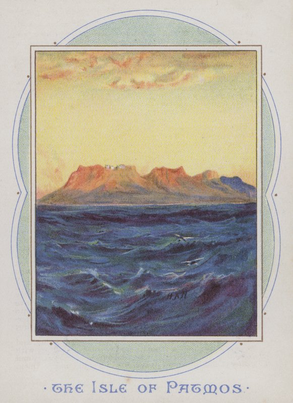 Patmos Adası (chromolitho) by Henry Andrew Harper