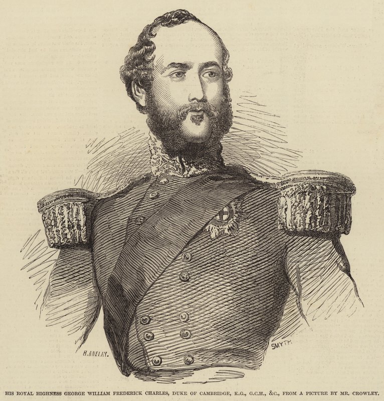 Ekselansları George William Frederick Charles, Cambridge Dükü, KG, GCH, vb. by Henry Anelay