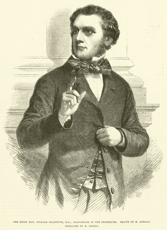 Çok Saygıdeğer William Gladstone, Milletvekili, Maliye Bakanı by Henry Anelay