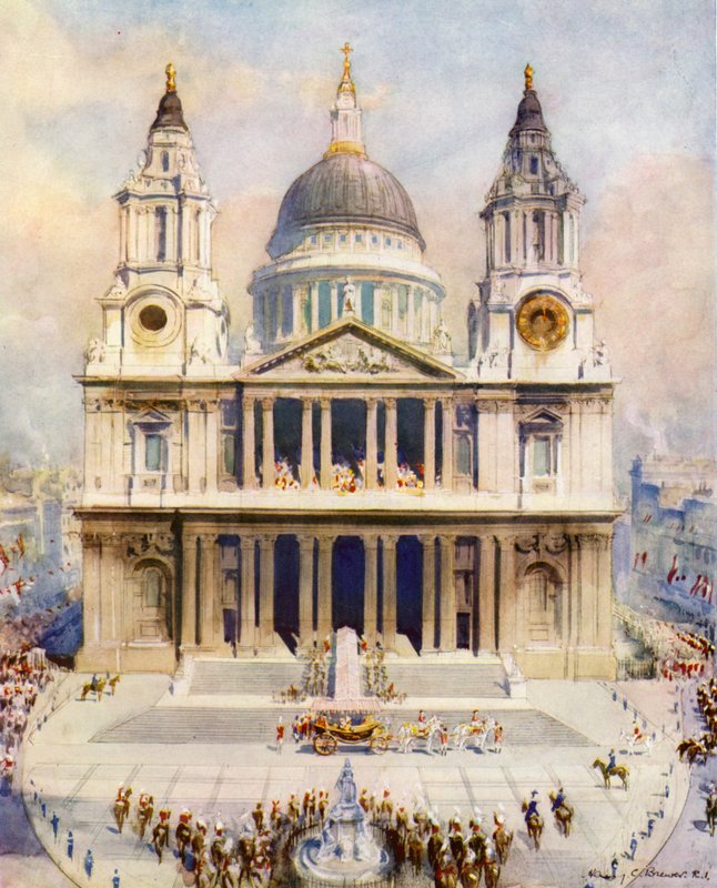 St Paul Katedrali, Londra, Kral V. George