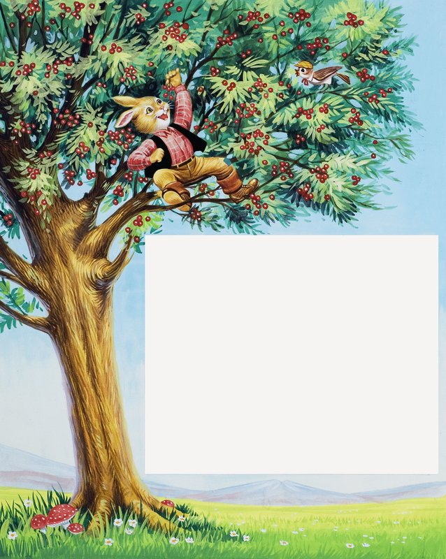 Kiraz Ağacında Tavşan Brer by Henry Charles Fox