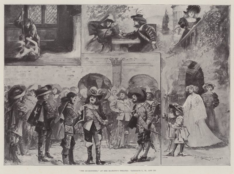 Silahşörler, Majestelerinin Tiyatrosu, Tableaux I, II ve III