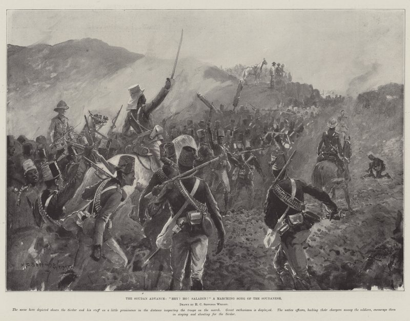 Sudan İlerlemesi, Hey! Merhaba! Selahaddin! Sudanlıların Bir Marşı by Henry Charles Seppings Wright