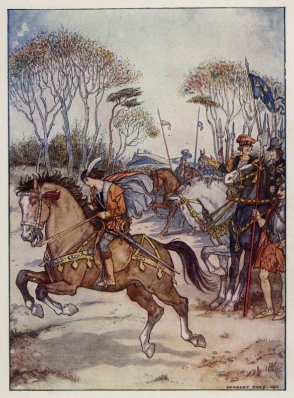 Güzel bir binicilik sergisi (renkli lito) by Henry Cole