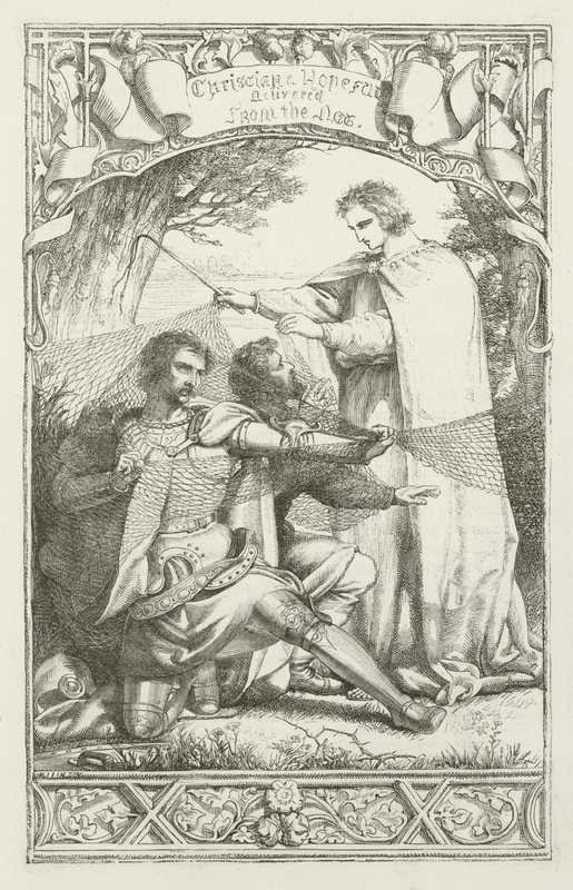 John Bunyan tarafından Pilgrim'in İlerlemesi için İllüstrasyon by Henry Courtney Selous