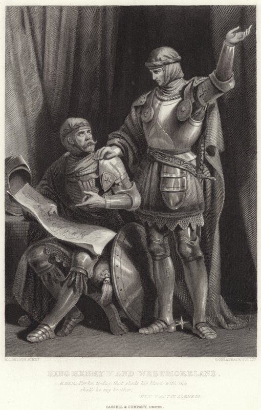 Kral Henry V ve Westmoreland, Hen V, Perde IV, Sahne III by Henry Courtney Selous