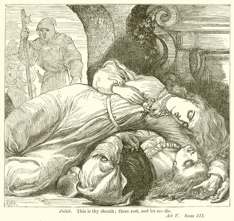 Romeo ve Juliet by Henry Courtney Selous
