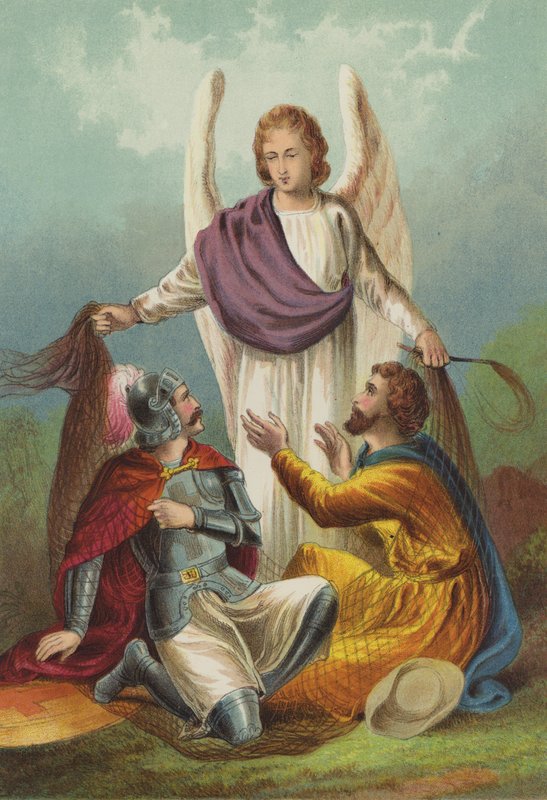 Ağdan kaçış (chromolitho) by Henry Courtney Selous