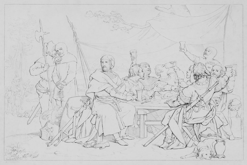 Sir Walter Scott'a göre Robert Bruce'un hayatından bir bölüm by Henry Courtney after Selous