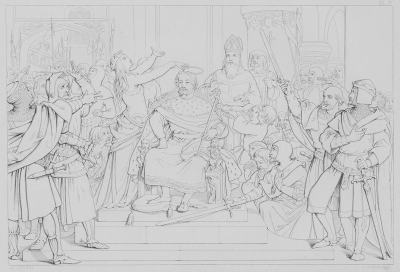 Sir Walter Scott'a göre Robert Bruce'un hayatından bir bölüm by Henry Courtney after Selous