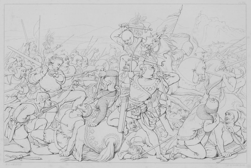 Sir Walter Scott'a göre Robert Bruce'un hayatından bir bölüm by Henry Courtney after Selous