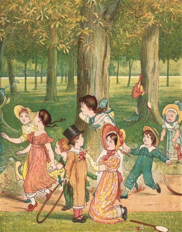 Yüzen İnsanlar (renkli taş) by Henry Hetherington Emmerson