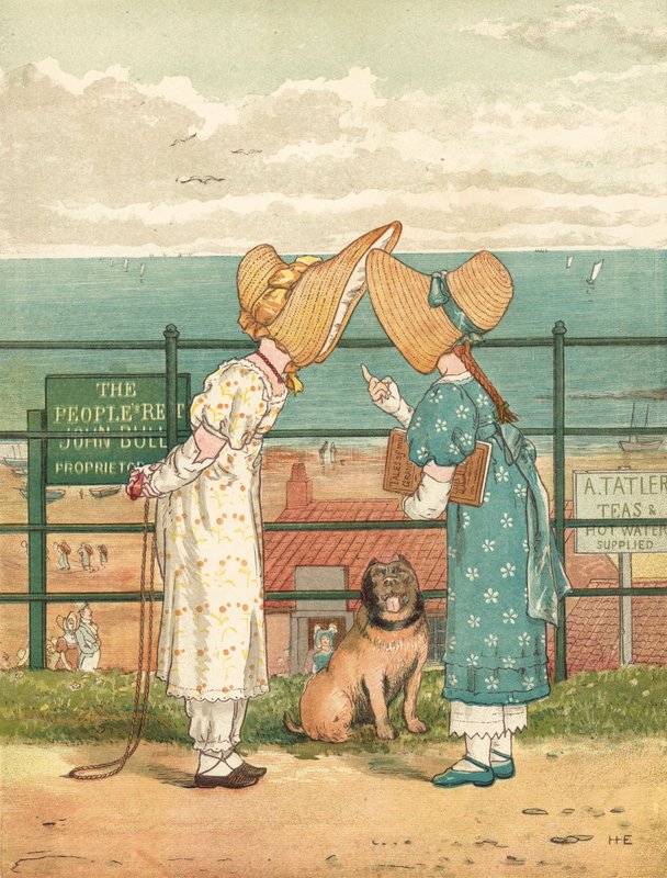 Dedikodu Yapan İnsanlar (renkli taş) by Henry Hetherington Emmerson