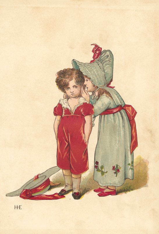 Fısıldayan İnsanlar (renkli taş) by Henry Hetherington Emmerson