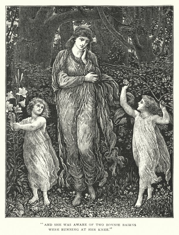 Bonnie Bairns (gravür) by Henry Holiday