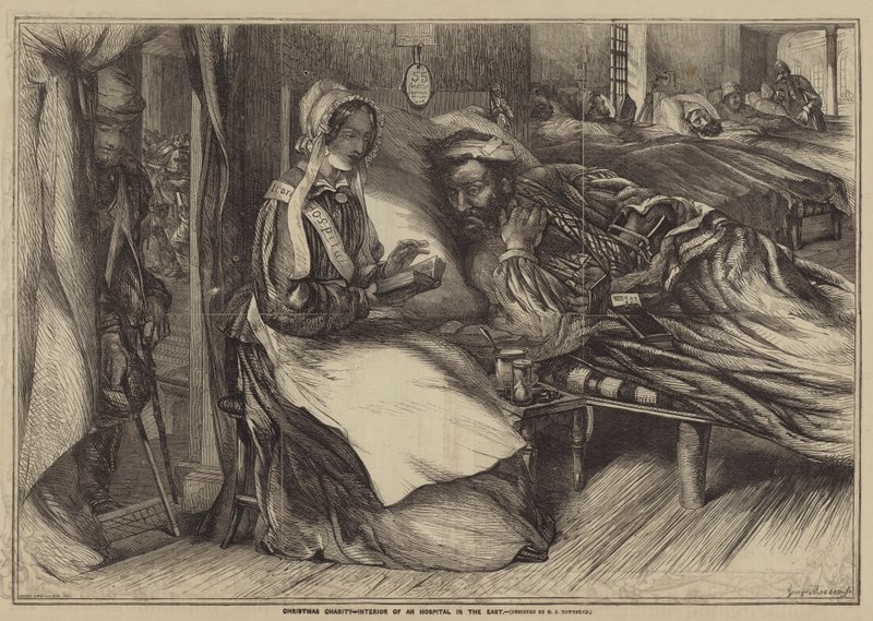 Noel Yardımı, Doğudaki Bir Hastanenin İçi by Henry James Townsend