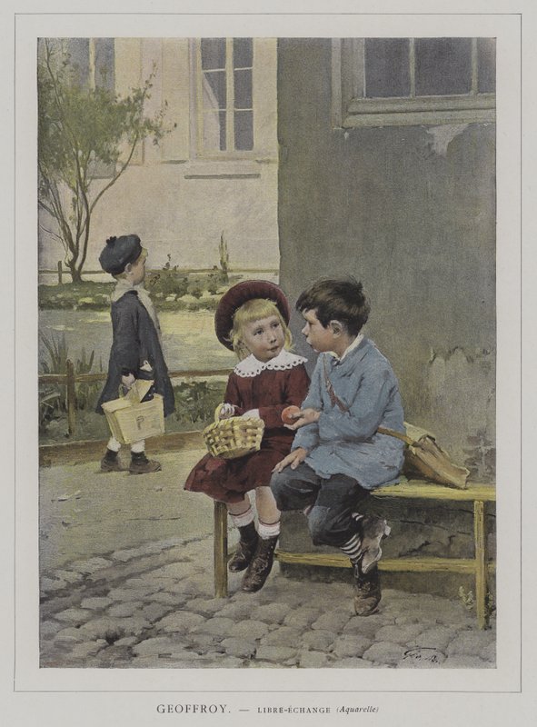 Serbest ticaret by Henri Jules Jean Geoffroy