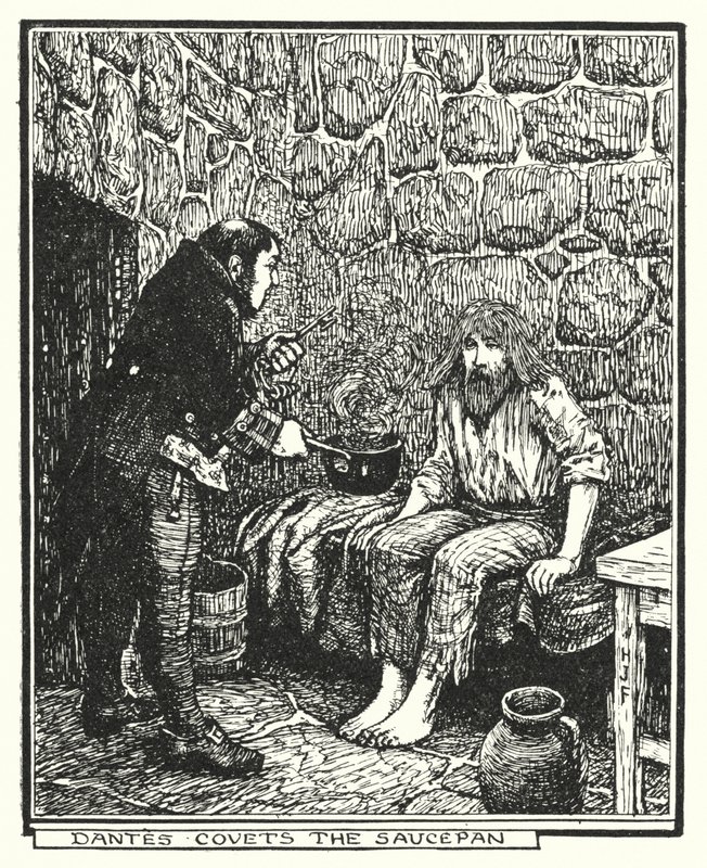 Dantes tencereye imreniyor (lito) by Henry Justice Ford