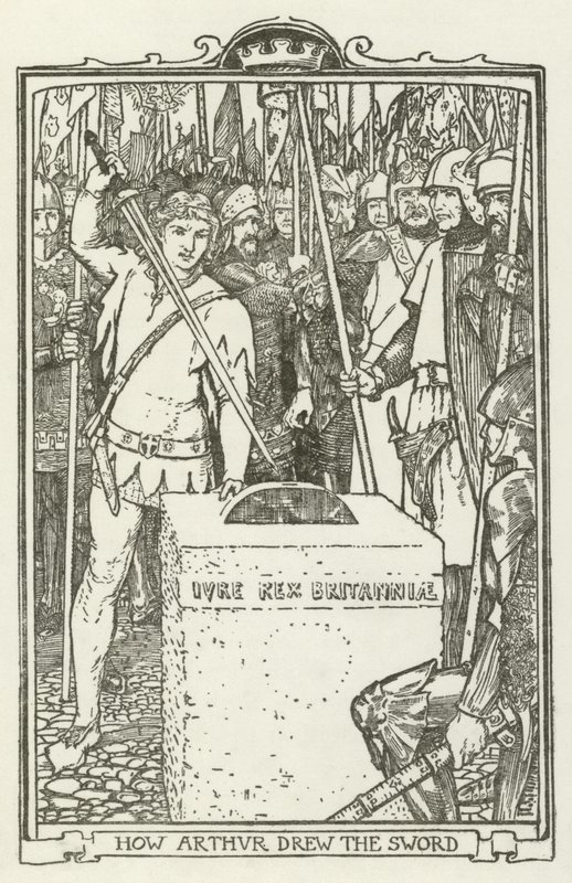 Arthur kılıcı nasıl çekti by Henry Justice Ford