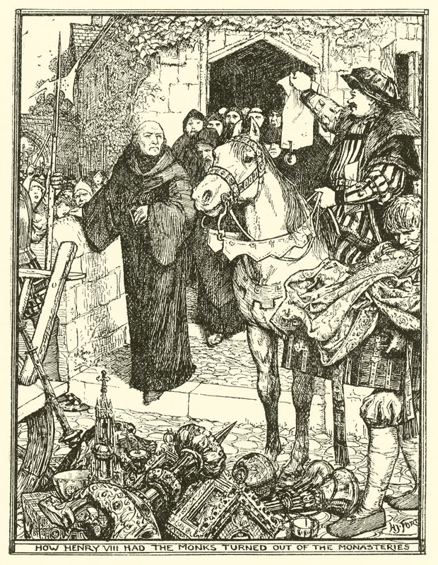 Henry VIII, Rahipleri Manastırlardan nasıl çıkardı? by Henry Justice Ford