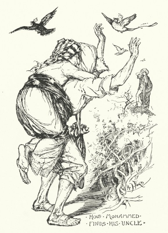 Muhammed Amcasını Nasıl Bulur (gravür) by Henry Justice Ford