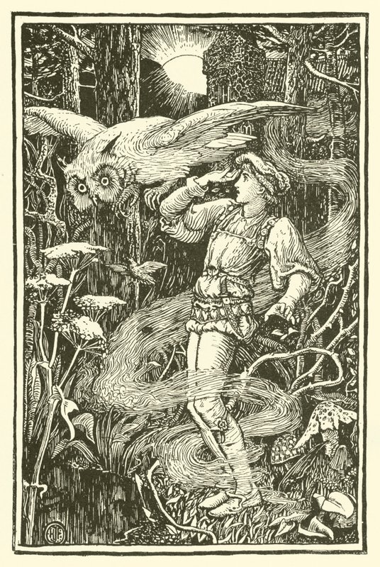 Jorinde ve Joringel (gravür) by Henry Justice Ford
