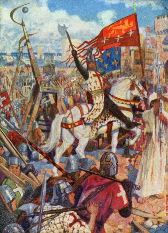 Kutsal Topraklarda Kral I. Richard by Henry Justice Ford