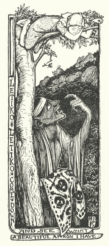 Letiko Letiko Gel de Ne Güzel Önlüğüm Olduğunu Gör (gravür) by Henry Justice Ford