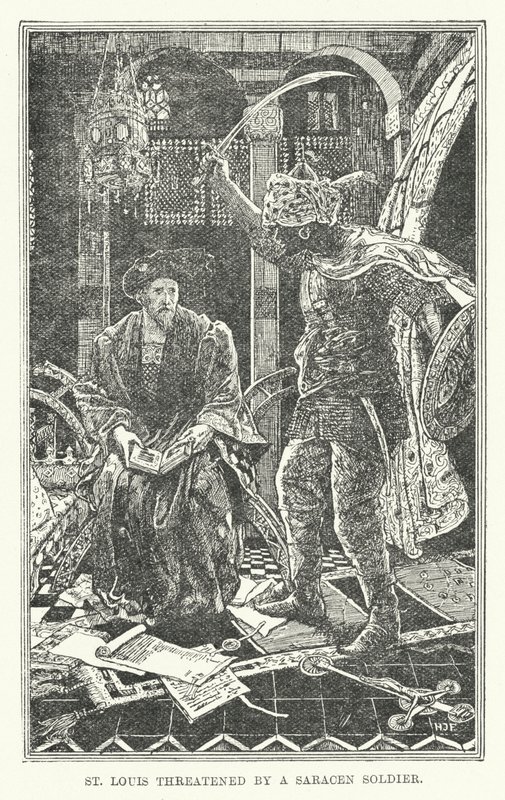 St Louis, bir Sarazen askeri tarafından tehdit edildi (lito) by Henry Justice Ford