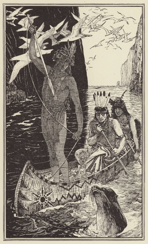 Ölen oğul ailesine yardım ediyor by Henry Justice Ford