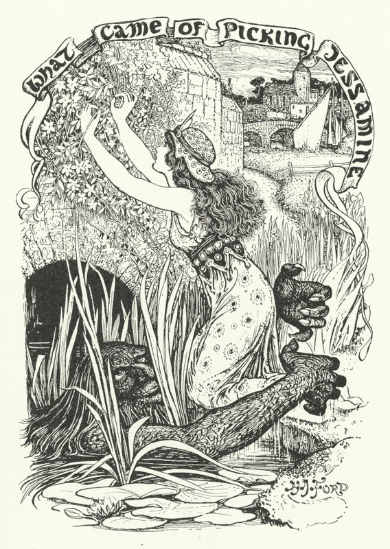 Jessamine (gravür) Toplama Ne Geldi by Henry Justice Ford