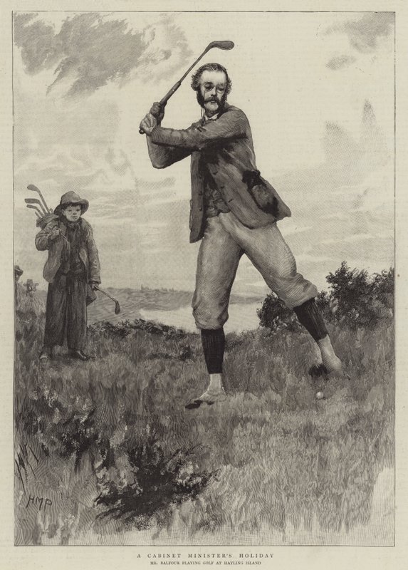 Kabine Bakanının Tatili by Henry Marriott Paget