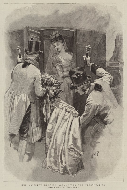 Sunumun Ardından Majestelerinin Çizim Odası by Henry Marriott Paget