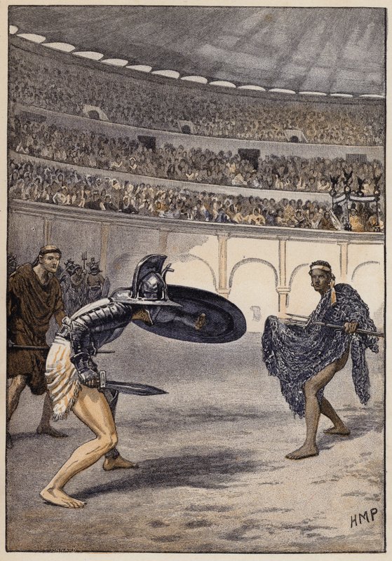 amfi tiyatroda by Henry Marriott Paget