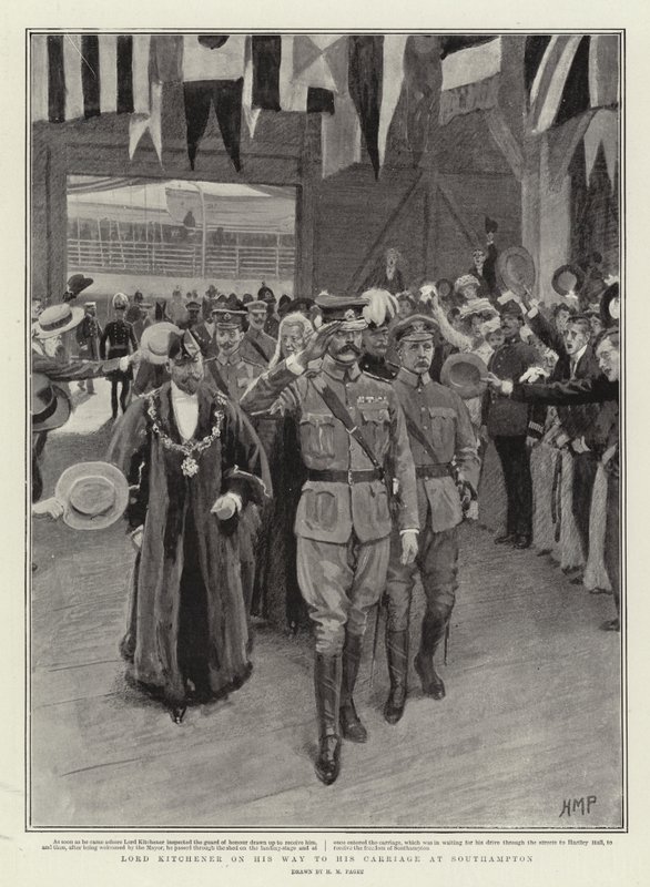 Lord Kitchener, Southampton
