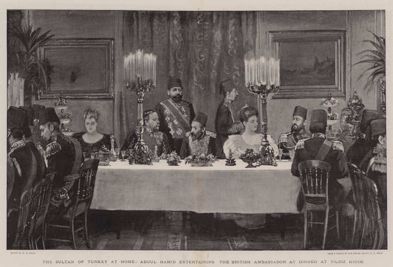 Türkiye Sultanı Yurdunda, Abdülhamid İngiliz Büyükelçisini Yıldız Köşkü