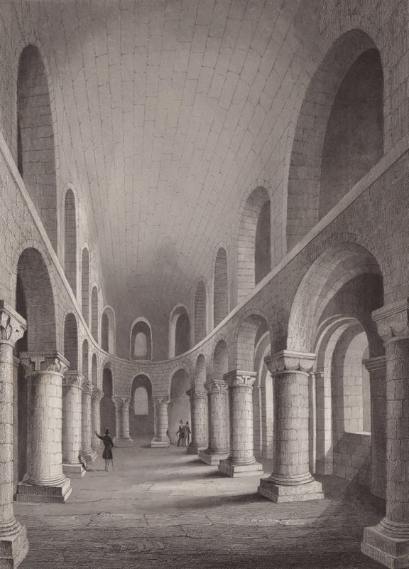 Norman St John Şapeli, Londra Kulesi (gravür) by Henry Melville