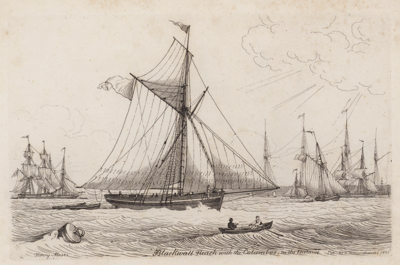 Blackwall Reach ve uzaktan Columbus by Henry Moses
