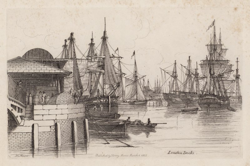 Londra Rıhtımları by Henry Moses