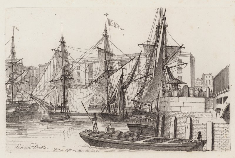 Londra Rıhtımları by Henry Moses