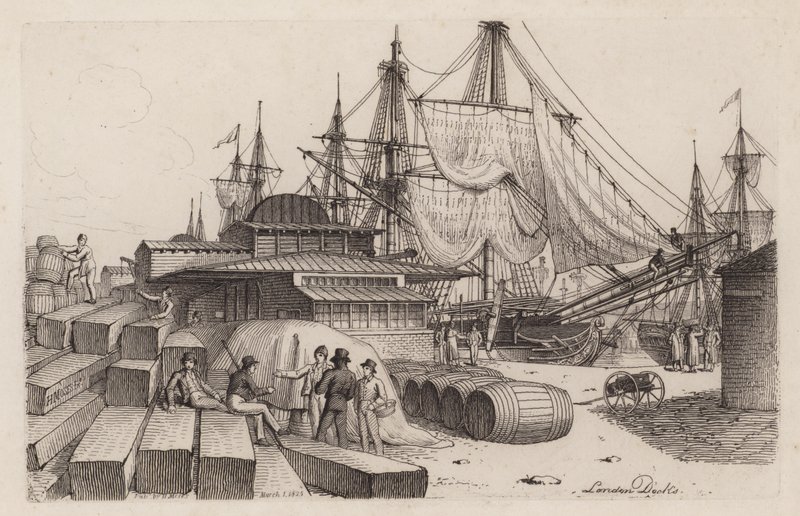 Londra Rıhtımları by Henry Moses
