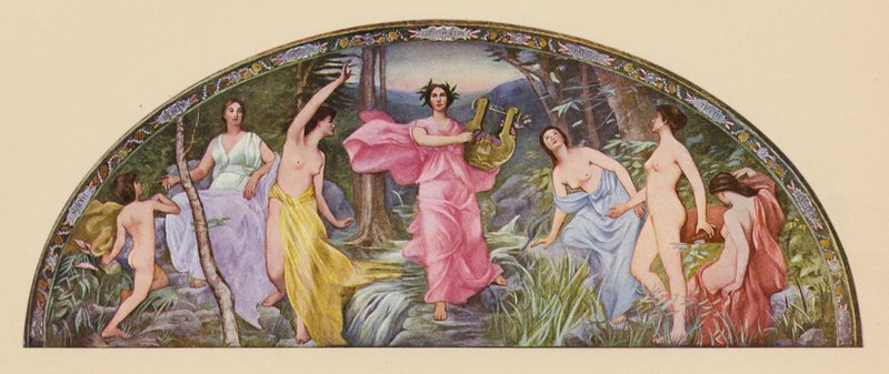 Lirik Şiirin Müziği (renkli lito) by Henry Oliver Walker