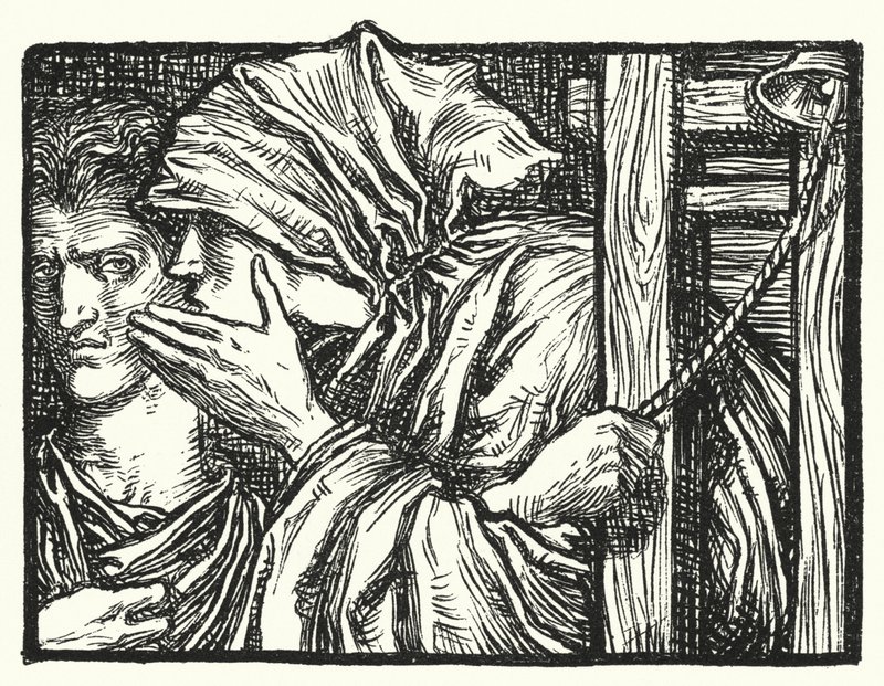 Matthew Arnold şiiri: Ses (gravür) by Henry Ospovat