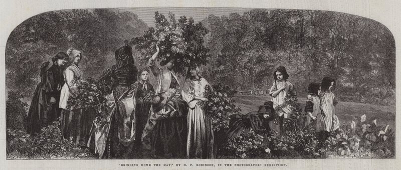 Mayıs'ı Eve Getirmek Fotoğraf Sergisinde by Henry Peach Robinson