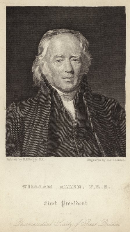 William Allen - Büyük Britanya Eczacılık Derneği